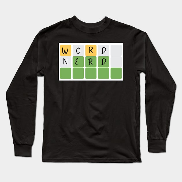 Word Nerd Long Sleeve T-Shirt by Amanda Bennett